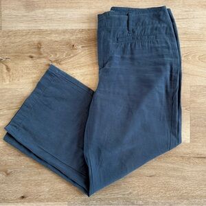 LOFT Navy Wide Leg Pants